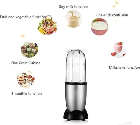 خلاط DENX الرياضي المتكامل 400 واط (DX3215) - رفيقك الصحي في كل وقت!