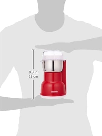 مطحنة جيباس الكهربائية للقهوة والتوابل - قوة 150 واط - 300 مل شفرات من الستانلس ستيل