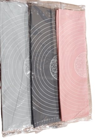 مفرش فرد العجين سيليكون الوان متعددة مقاس صغير