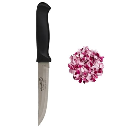 سكين السيف ياباني يد بلاستيك اسود مقاس 5