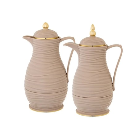 طقم ترامس الارجوان 2 قطعة 1 لتر، 0.7 لتر