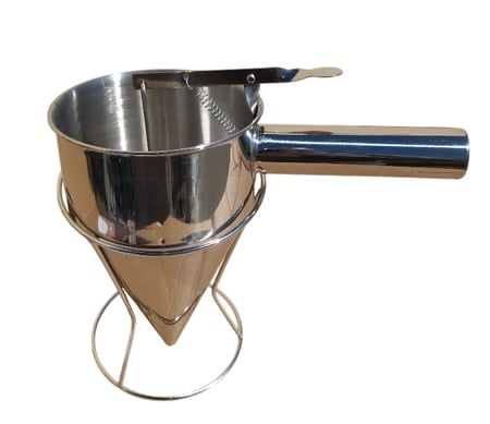 صبابة عجين استيل احترافية للفطائر والمطازيز