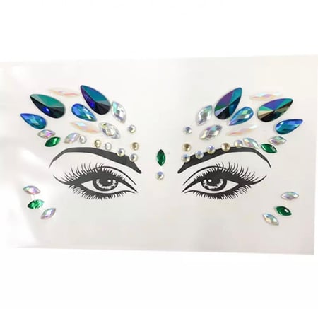 لصقات زينه للوجه