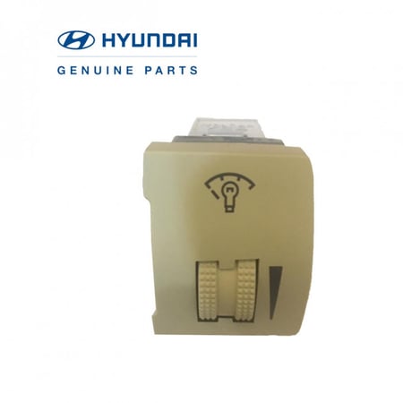 زر اضائة الطبلون ( رفع وخفض نور الطبلون ) اكسنت 2012 الى 2017 اصلي اللون بيج