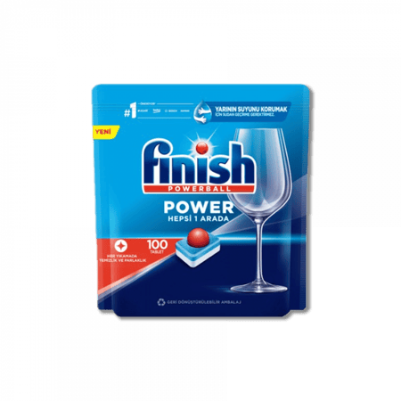 فنيش 100 كبسولة صابون غسالة الصحون الكل في واحد