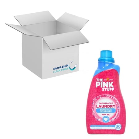 كرتون سائل غسيل الملابس الازرق