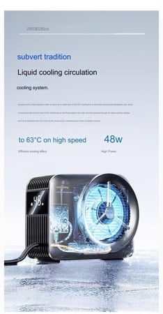 مروحة نيشن NISHEN تبريد مائي ايباد و جوال