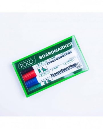 قلم سبورة روكو طقم 4 لون