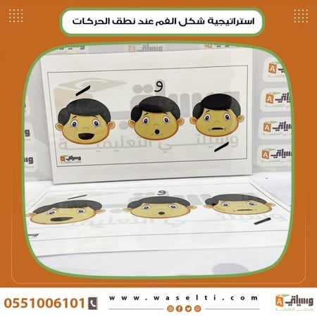 استراتيجية شكل الفم عند نطق الحركات