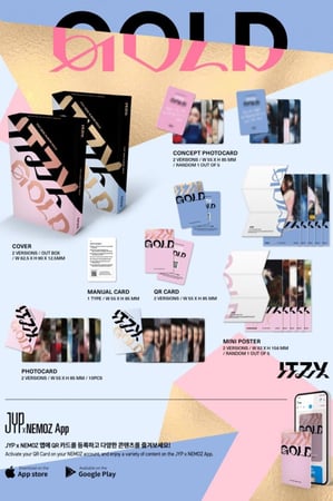 ITZY - [GOLD] PLATFORM ALBUM NEMO RANDOM Version
