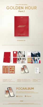 ATEEZ - [GOLDEN HOUR : Part.1] 10th Mini Album POCAALBUM Version