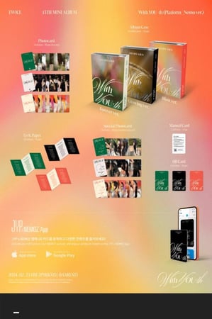 TWICE - [WITH YOU-TH] 13th Mini Album NEMO RANDOM Version