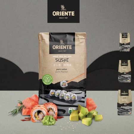 أرز السوشى اليابانى