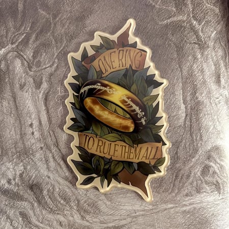 فاصلة سيد الخاتم أكريليك