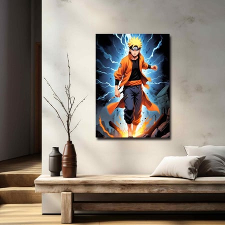 لوحة جدارية ناروتو