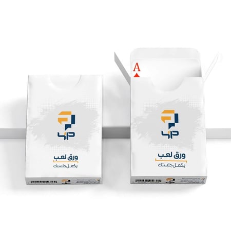 ورق بلوت فور بلس 4P - بوكس 12 حبة - 54 ورقة لعب