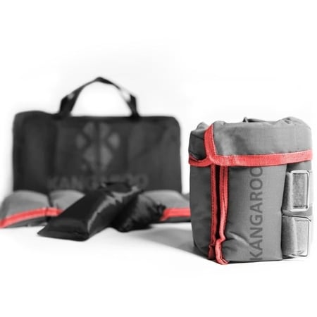 أوزان قابلة للتعديل للكاحل والذراع 7 كجم (رمادي - أحمر - أسود) كانجرو