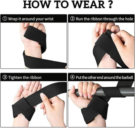 رباط معصم رباط يد للبار لرفع الاثقال