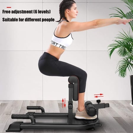 جهاز تمرين الساق ديلوكس متعدد الوظائف Deep Squat Machine