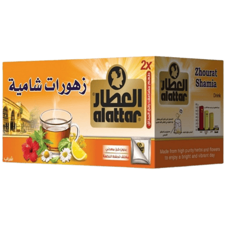 العطار شاي زهورات شامية، 20 كيس