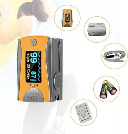 جهاز قياس نسبة الأوكسجين بالدم و نبض القلب M70