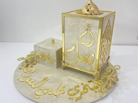 مبخرة بديل رخام صينية دائرية