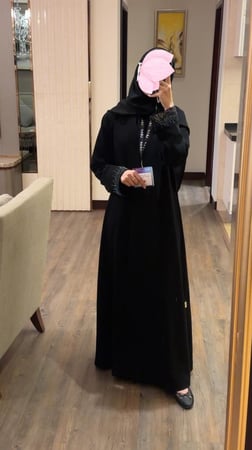 عباية شك كحلي