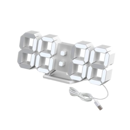 ساعة رقمية ثلاثية الأبعاد