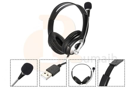 سماعة راس USB مايكروسوفت Microsoft Lifechat LX-3000