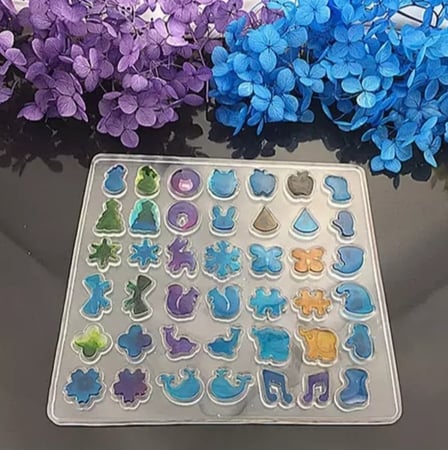قالب سيليكون اشكال صغيرة