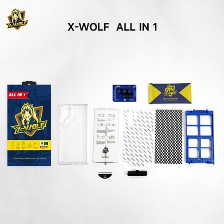 كج حمايه شفاف لسلسلة جلكسي الترا - من اكس وولف -ضمان سنه