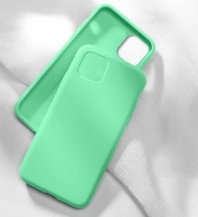 كفر ايفون 6 بلس أخضر تفاحي - كفر ايفون 6 اس بلس أخضر تفاحي سيليكون Apple Green silicone case for iPhone 6 Plus