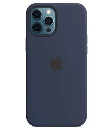 كفر ايفون 14 كحلي سليكون ميدنايت  Midnight silicone case for iPhone 14