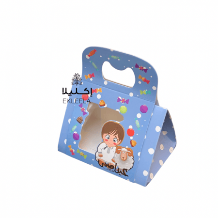 علب كرتونيه للعيد بدون تعبيه ( 12 علبه )