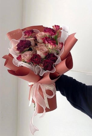 قماش بوليستر لتغليف الورد وتزيين الهدايا ( قطعه واحده )