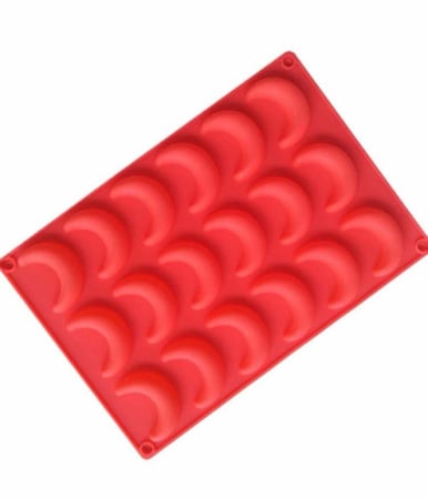 سيليكون شكل القمر / سيليكون خبز / ريزن ايبوكسي / شكولاه ( قطعه واحده)