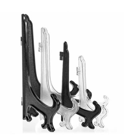 استاند بلاستيك / ستاند شفاف / حامل صور  ( قطعه واحده )