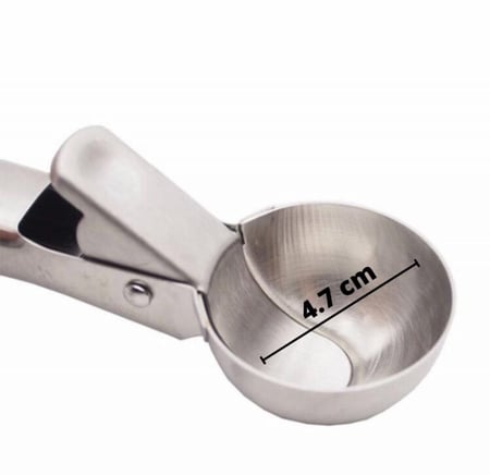 ملعقة ايس كريم و كوكيز / ملاعق كوكيز و ايس كريم ( قطعه واحده )