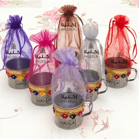 توزيعات شعبيه للعيد بدون تعبيه / علب عيديات ( 12 قطعه )