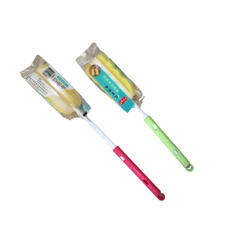 اسفنجه تنظيف الرضاعات وترامس الشاي والقهوه قابل للتعديل