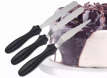 طقم سباتولا / اسباتولا كيك / ادوات دهن ( مجموعه مؤلفه من 3 قطع )