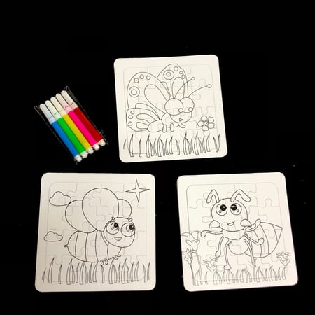 العاب اطفال / بزل تلوين ( 12 مجموعه )