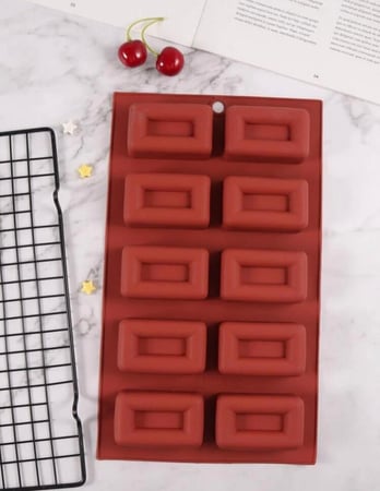 سيليكون ميني كيك / قالب حلويات / قوالب شكولاته/ سيلكون للموس / قالب تشكيل صابون ( قطعه واحده )