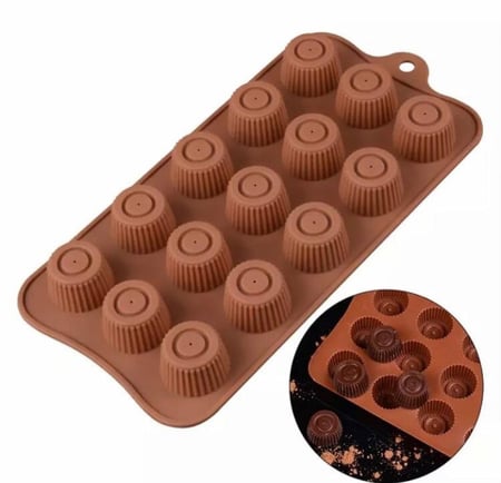 قالب سيليكون للشكولاه / قوالب سليكون شكولاته حجم صغير ( قطعه واحده)