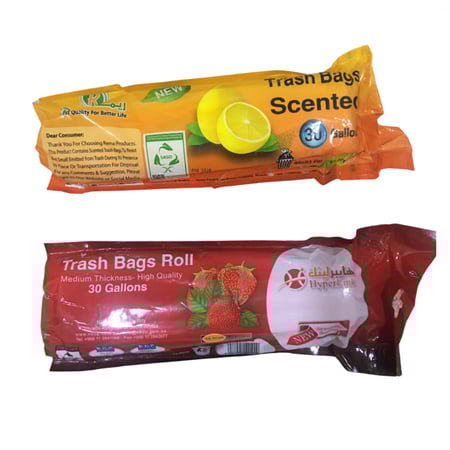 اكياس نفايات بروائح منعشه