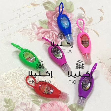 توزيعات معقم ايدين بثيم العوده للمدرسه ( 12 قطعه )