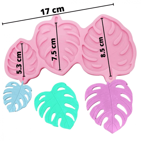 قوالب سيليكون / قالب سيليكون ورق شجر ( قطعه واحده )