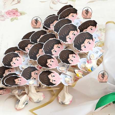 باقة بالونات لليوم الوطني نحلم ونحقق ( 24 تغريسه )