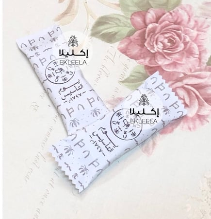 توزيعات بثيم ورقي عن يوم التأسيس ( 12 قطعه )