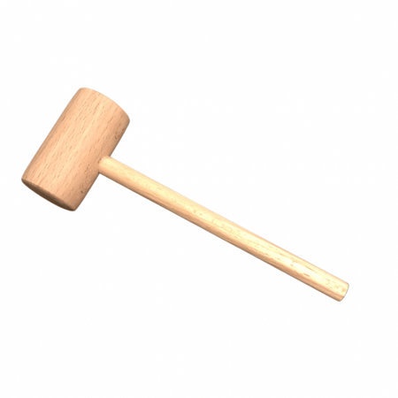 مطرقه خشب للشكولاه و كيك المفاجاءت (قطعه واحده )